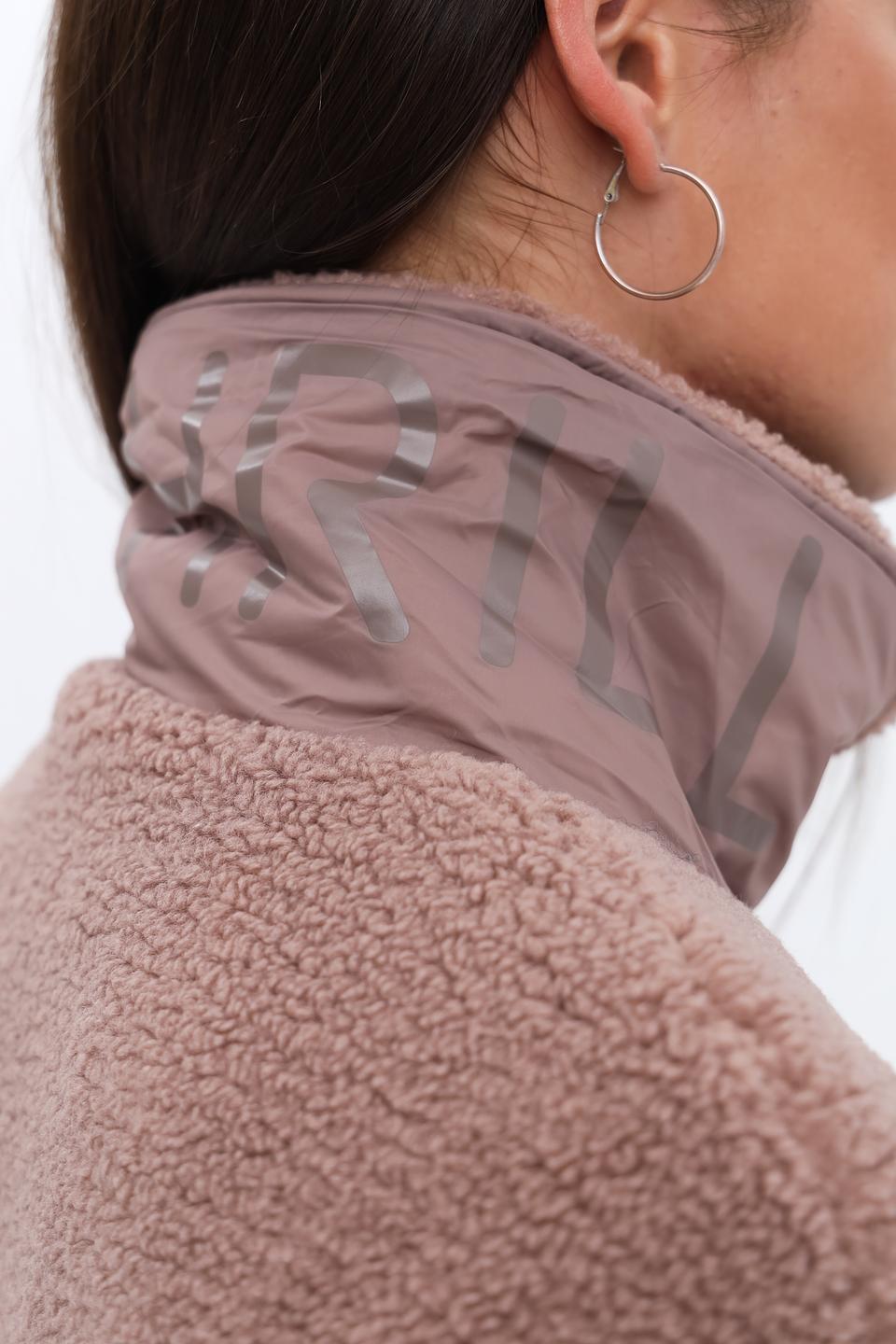 Пальто Zhrill teddy бежевое