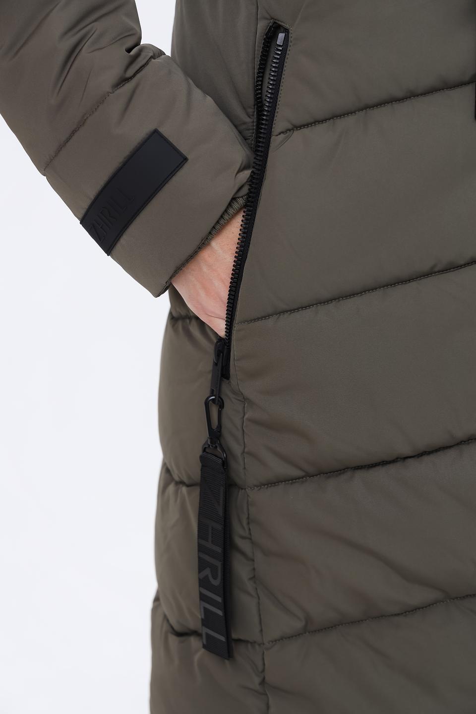 Пальто Zhrill стеганое хаки
