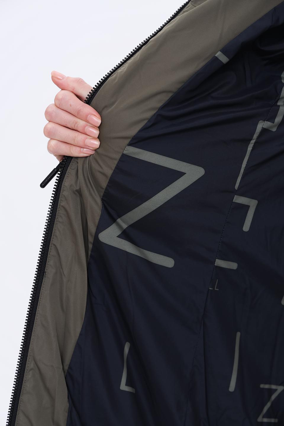 Пальто Zhrill стеганое хаки