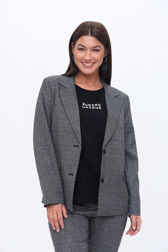 Жакет UNQ женский в клетку
