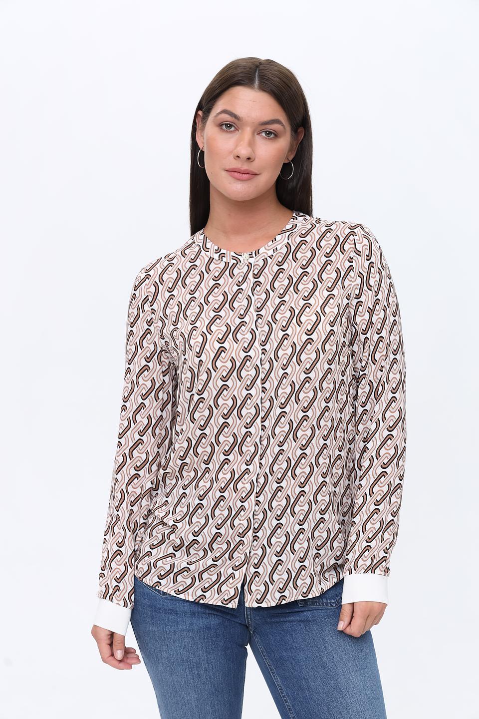 Блуза You Just White с принтом