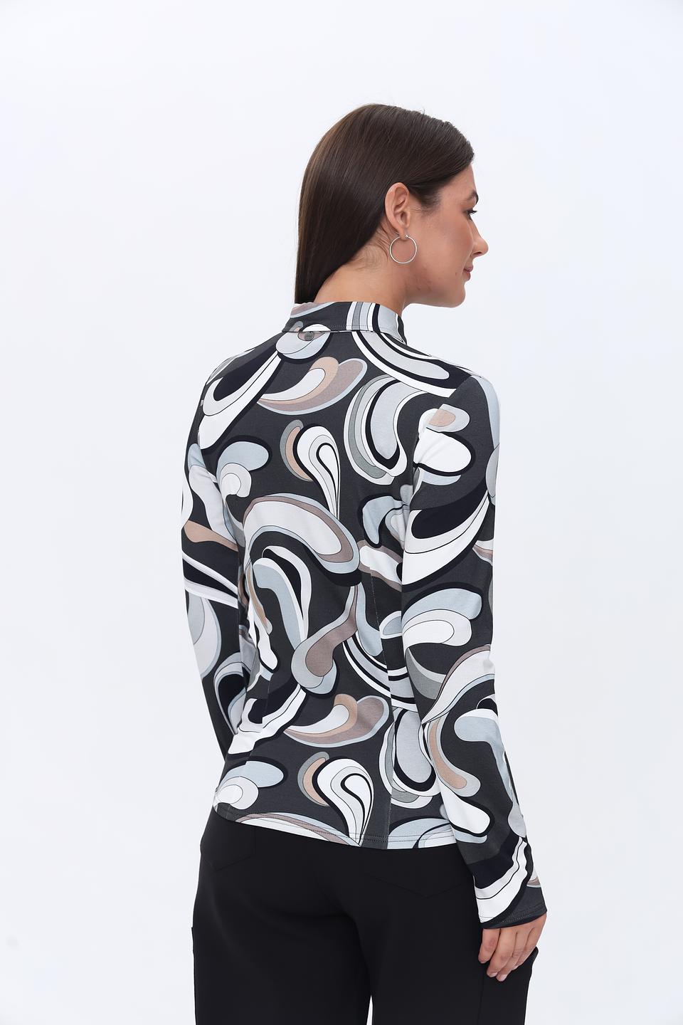 Рубашка You Just White с абстрактным принтом