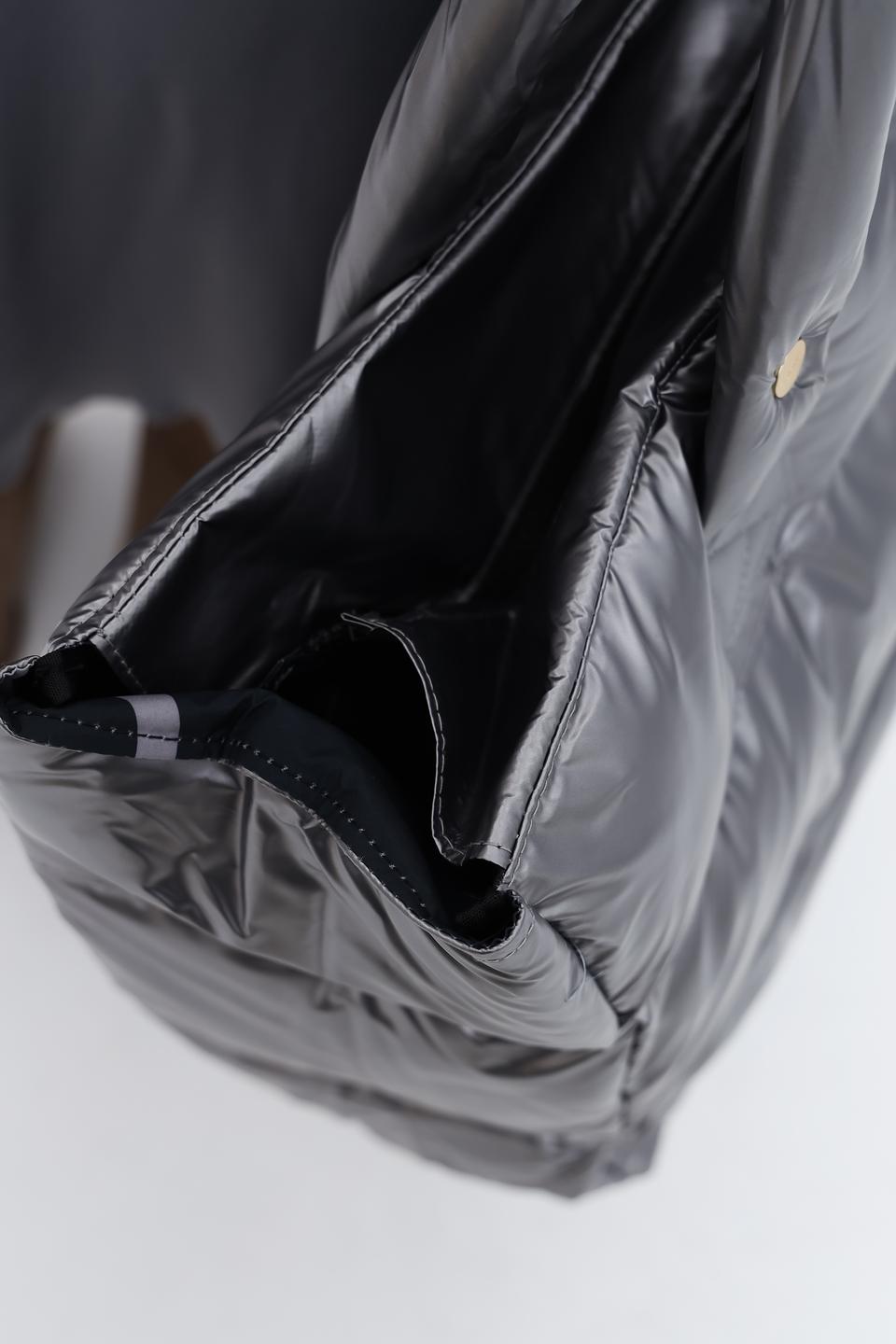 Сумка Zhrill стеганая серебристая