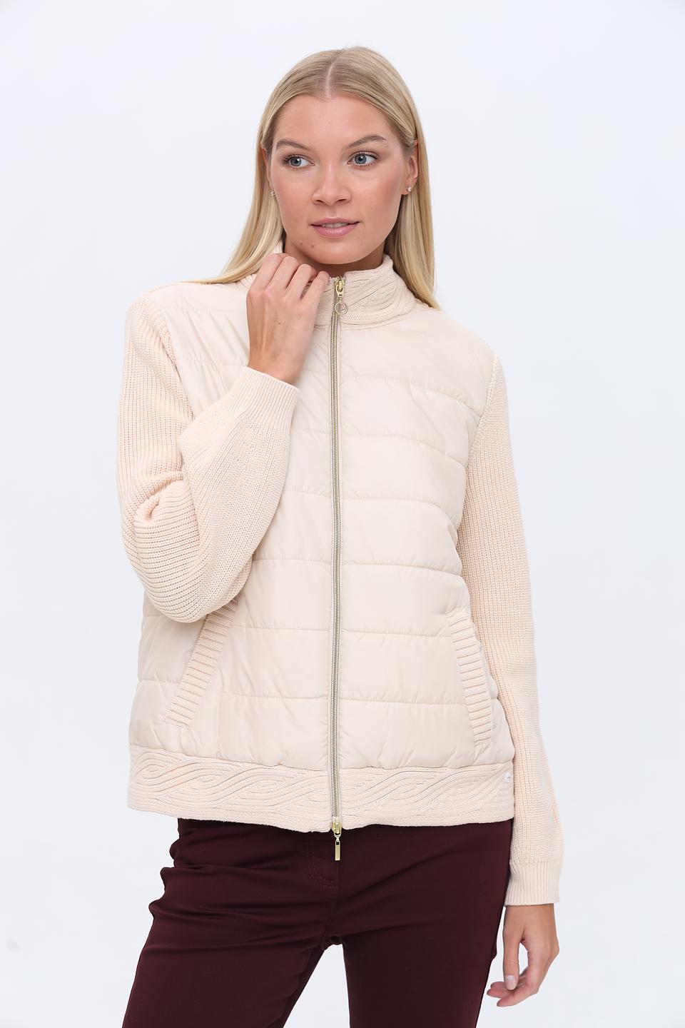 Жакет Olsen стеганый бежевый