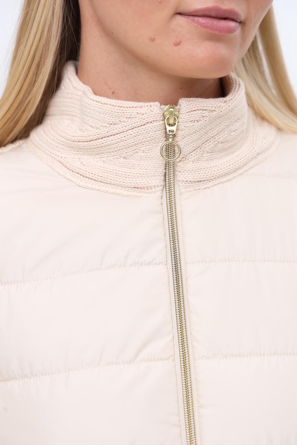 Жакет Olsen стеганый бежевый