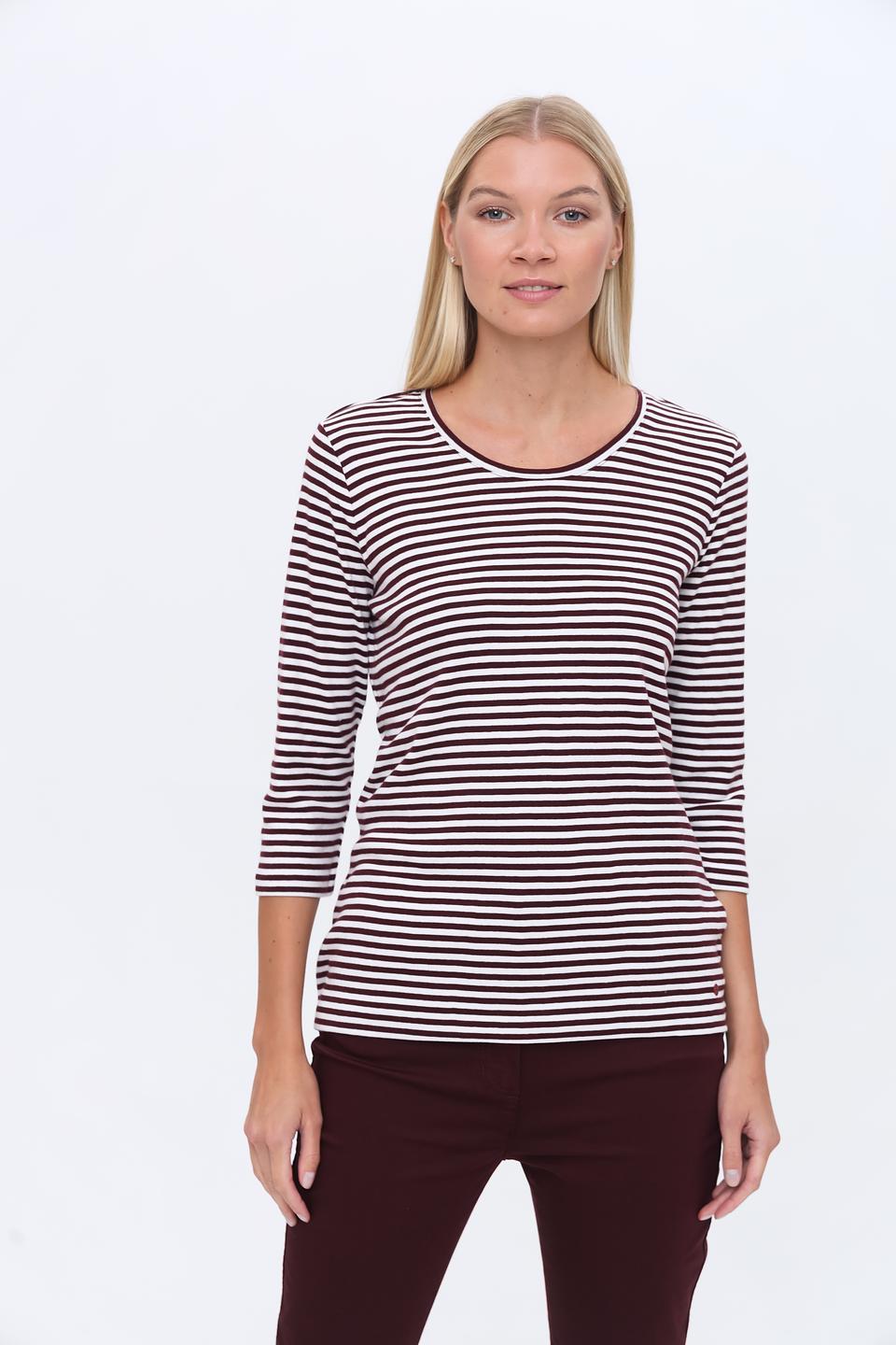 Лонгслив Olsen в полоску