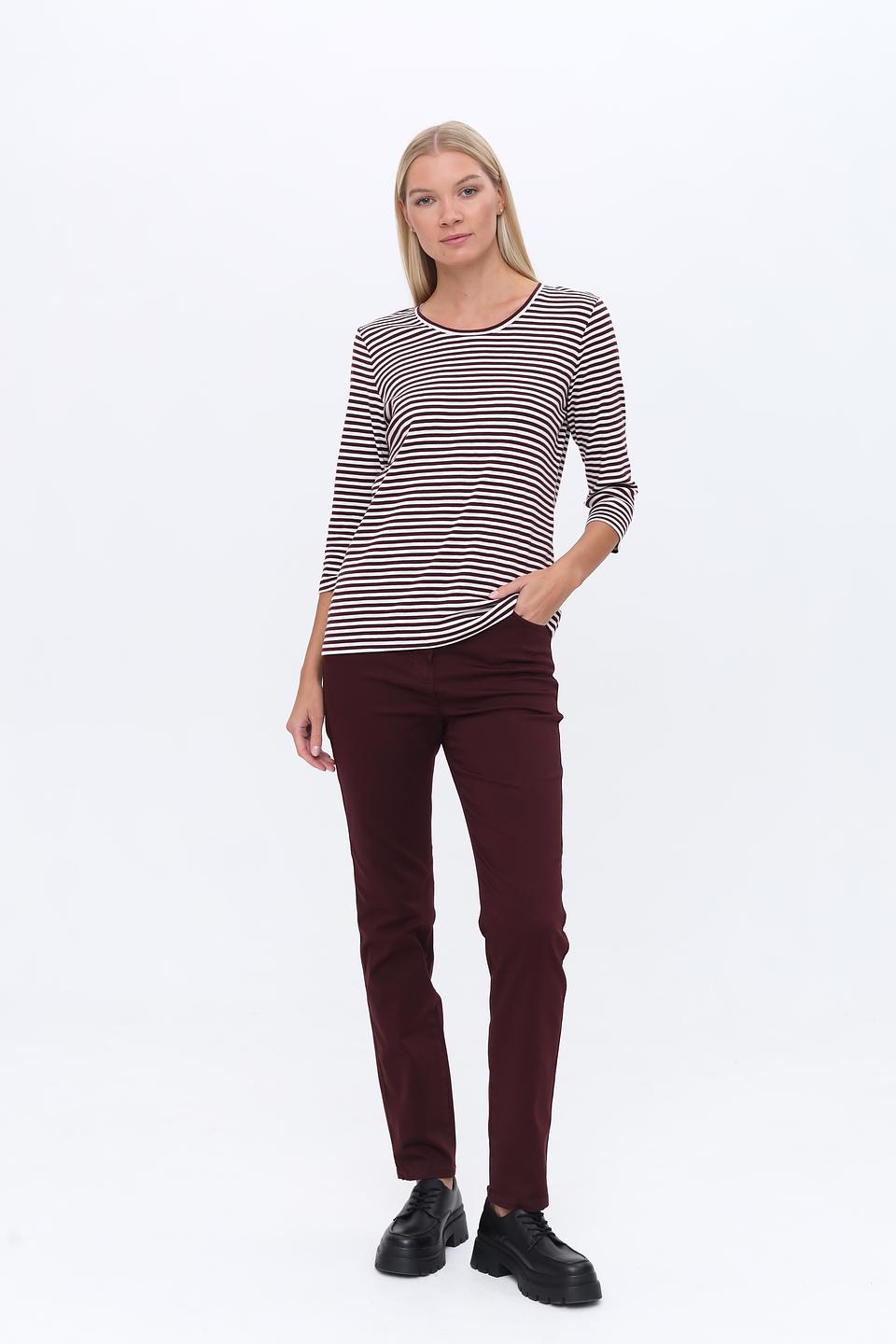 Лонгслив Olsen в полоску