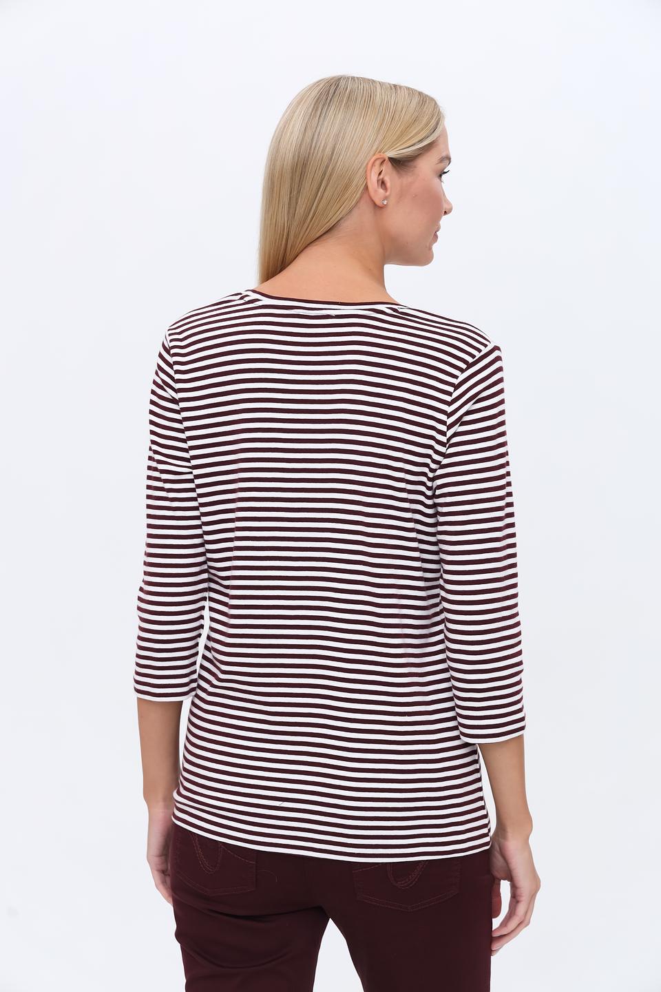 Лонгслив Olsen в полоску