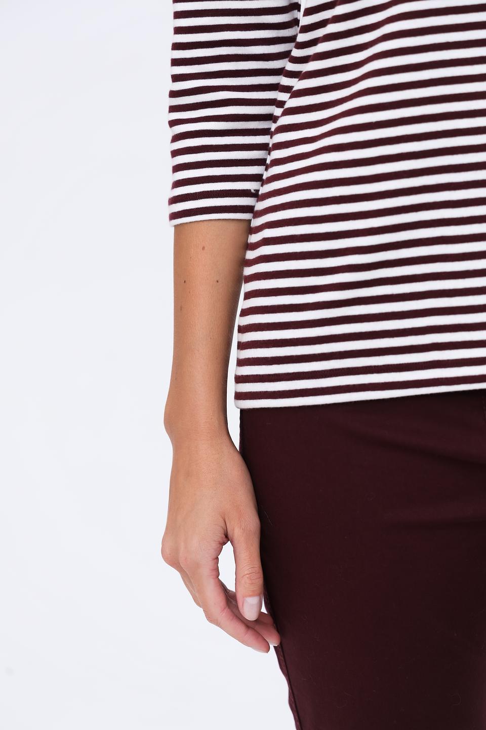 Лонгслив Olsen в полоску