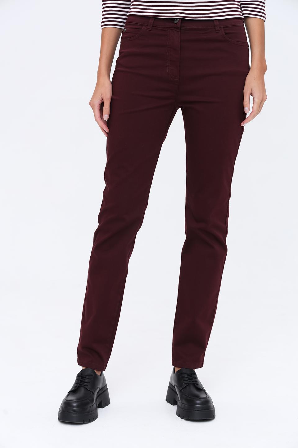 Брюки классические Olsen бордовые