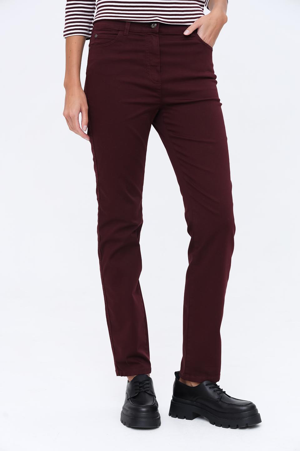 Брюки классические Olsen бордовые