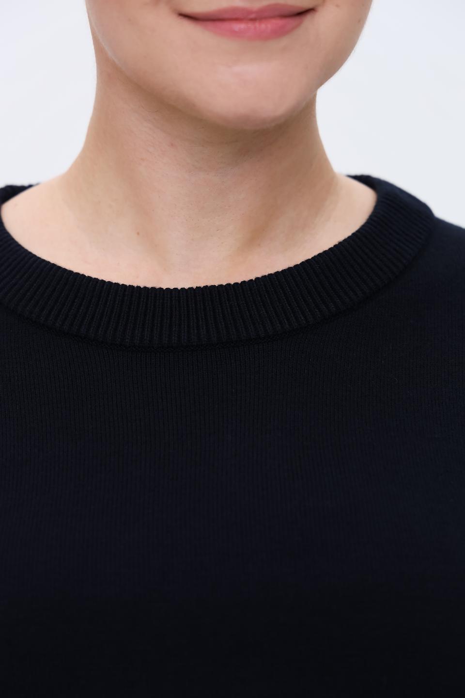 Пуловер Doris Streich чёрный базовый