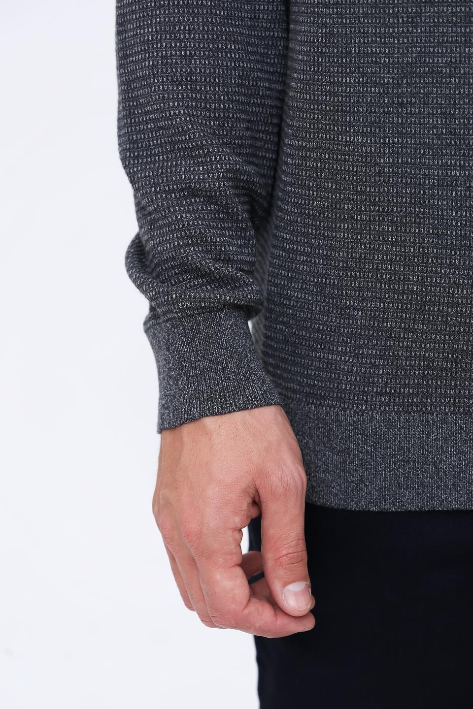 Джемпер Casa Moda с молнией серый