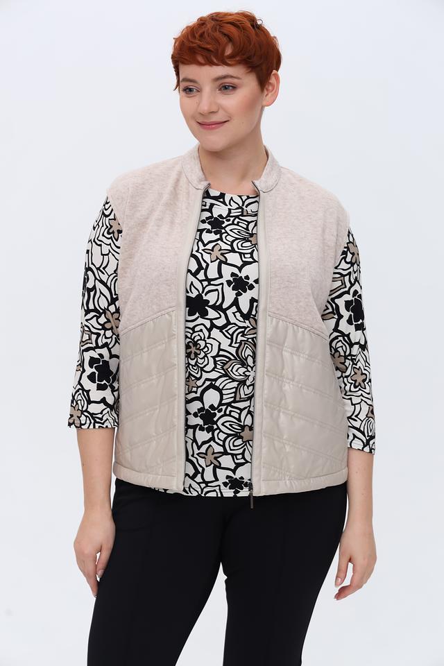 Жилет Frank Walder стеганый бежевый