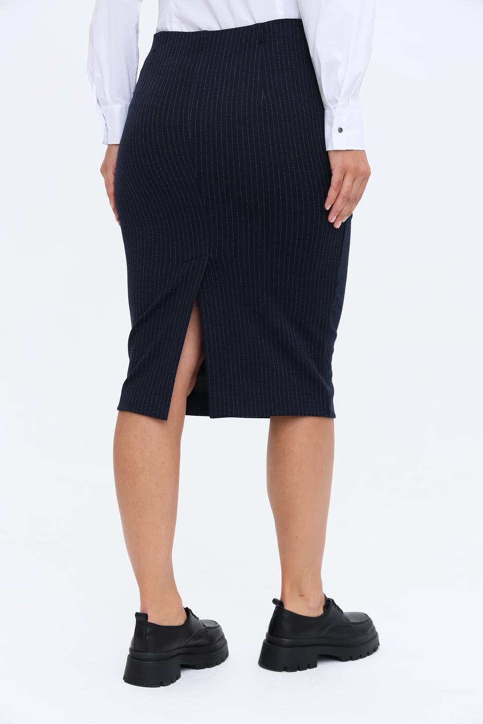 Юбка Oui в полоску миди