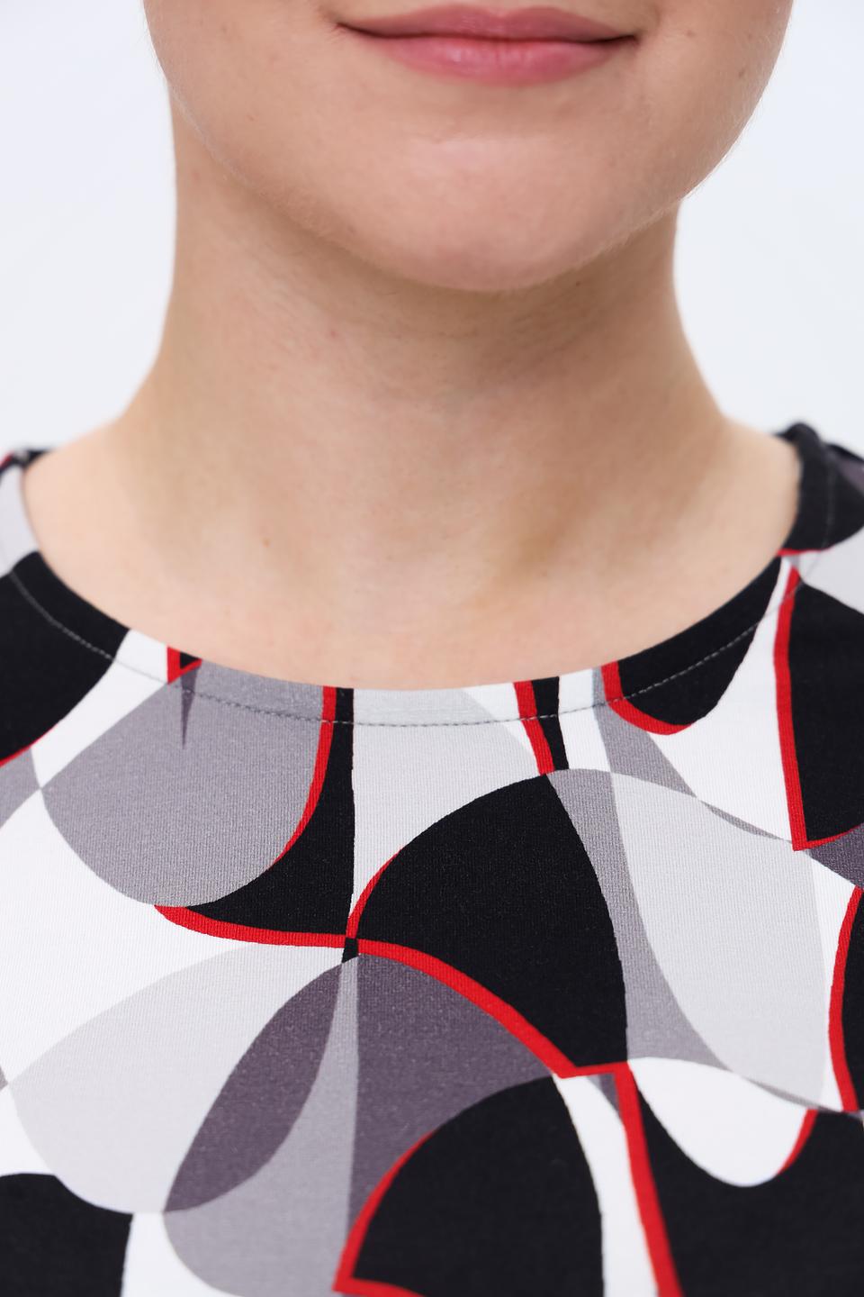 Лонгслив Bianca с геометрическим принтом