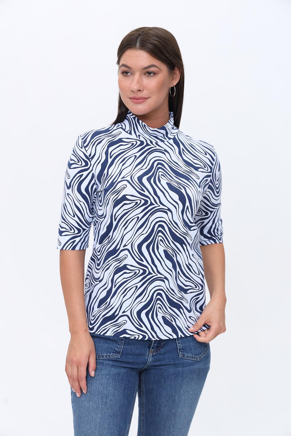 Водолазка SE Stenau с волнистым принтом