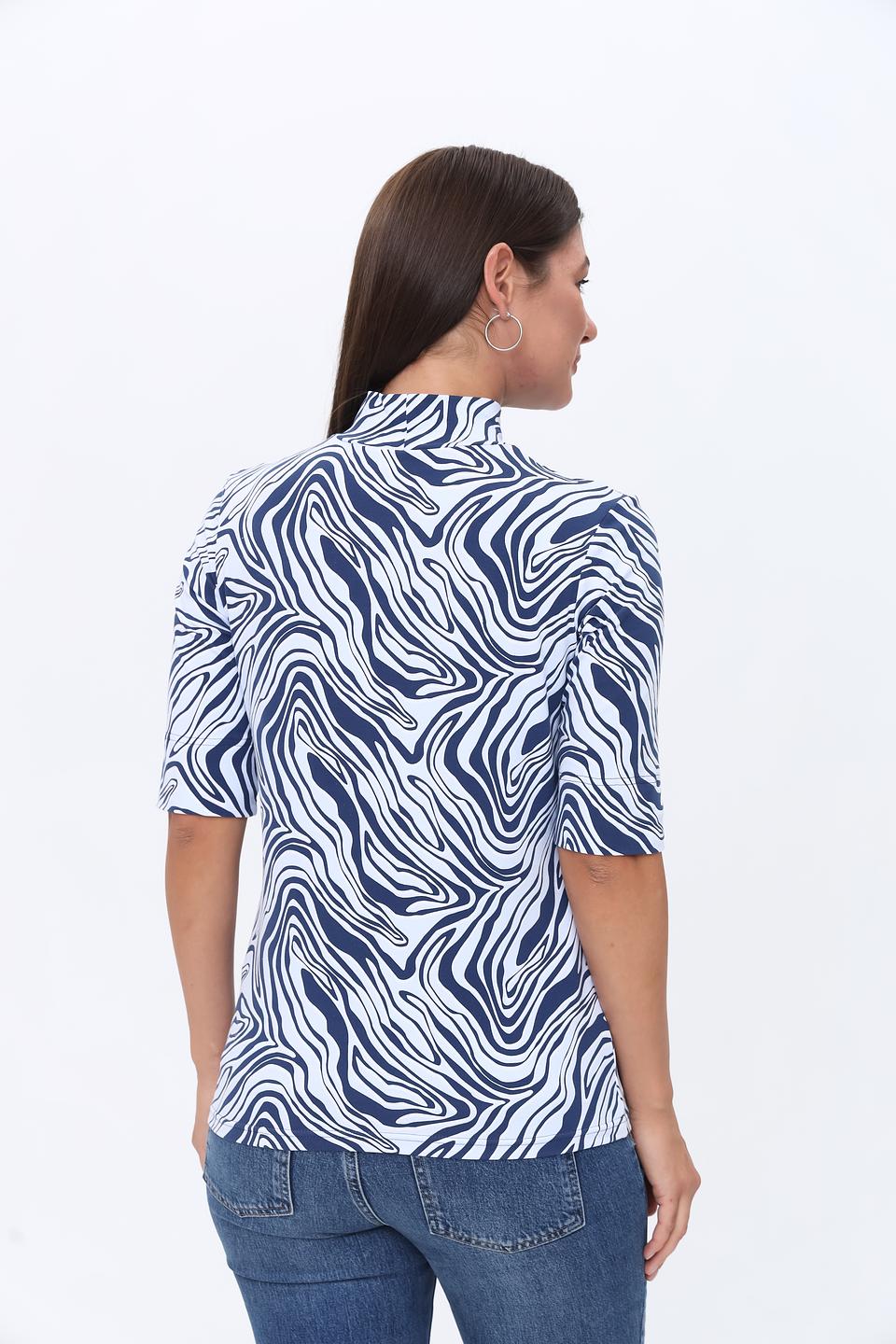 Водолазка SE Stenau с волнистым принтом