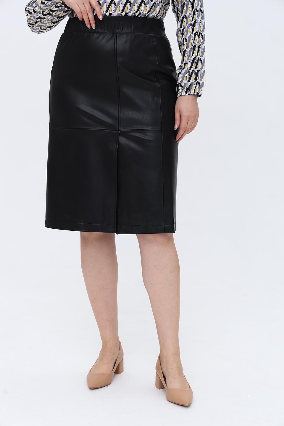 Юбка Gerry Weber из экокожи чёрная
