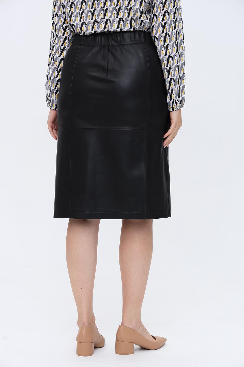 Юбка Gerry Weber из экокожи чёрная