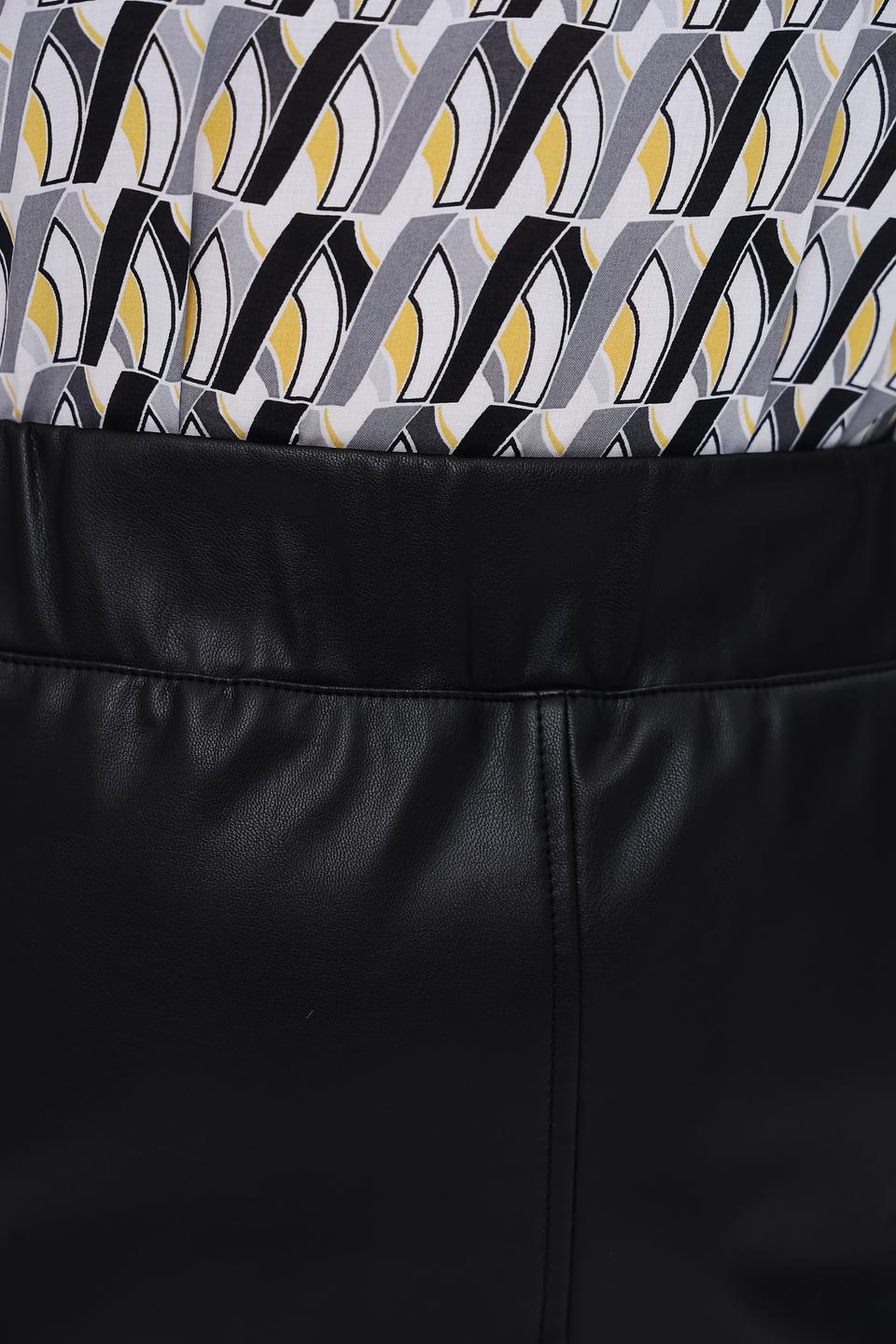 Юбка Gerry Weber из экокожи чёрная