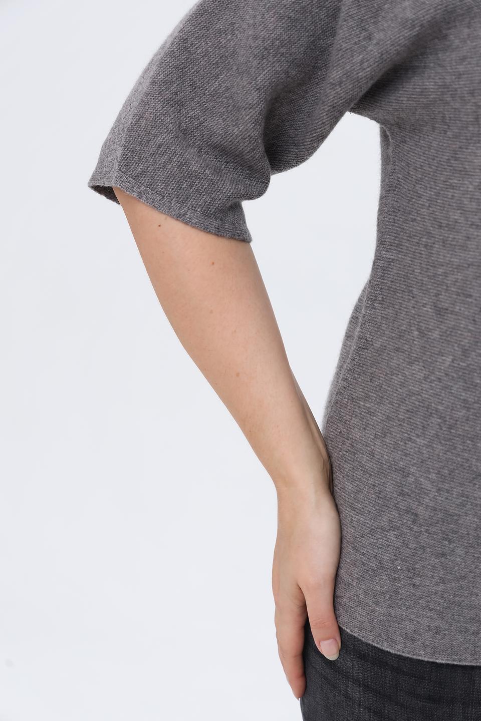 Пуловер Gerry Weber серый с рукавом 3/4