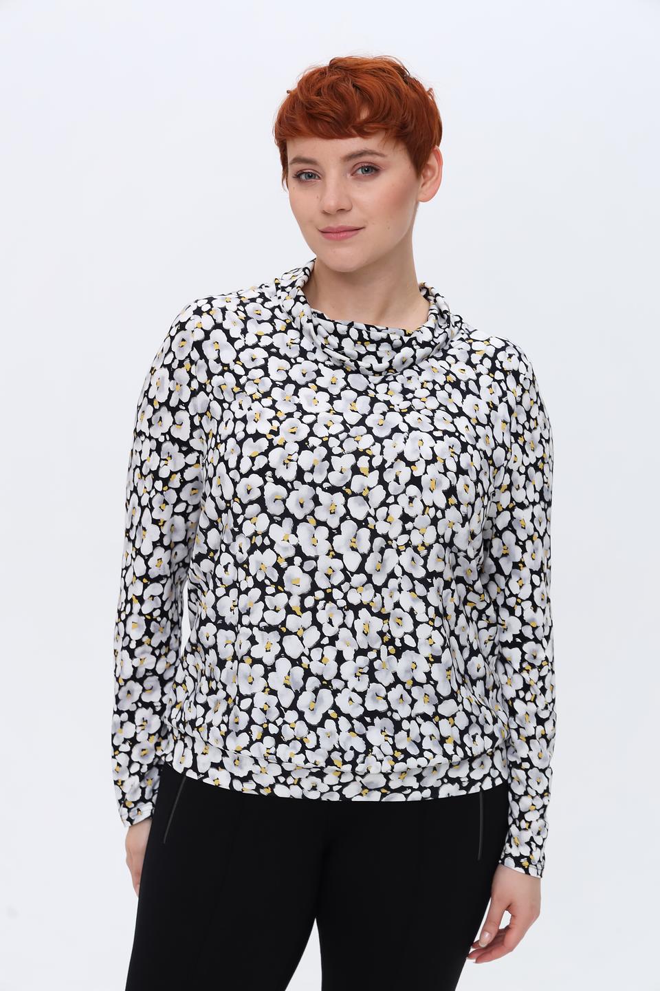 Блуза Frank Walder с цветочным принтом