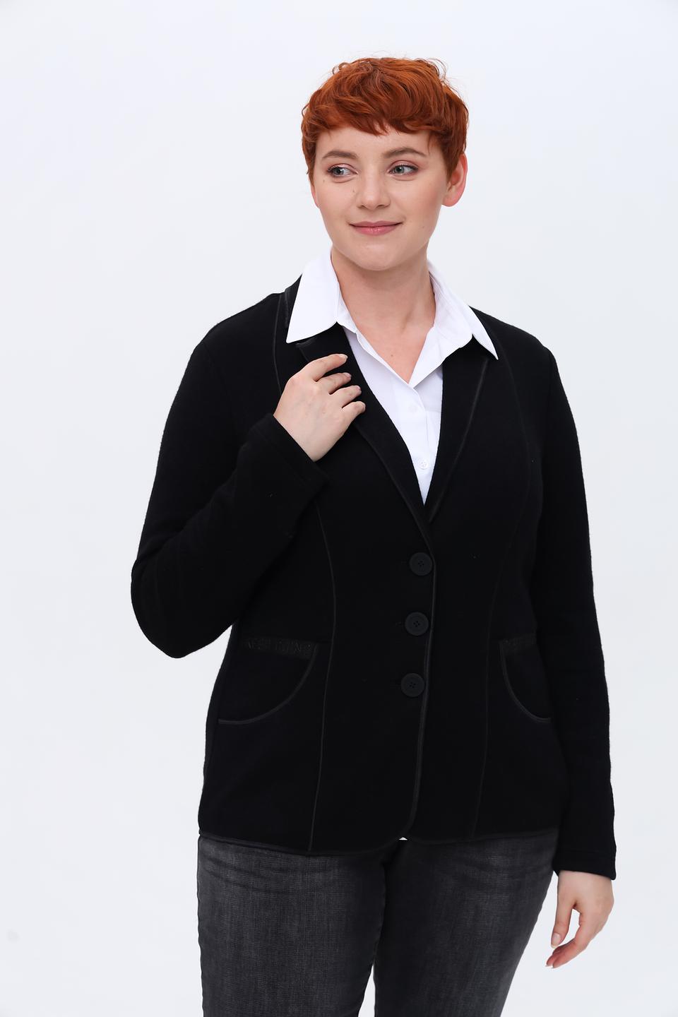 Жакет Tuzzi чёрный приталенный