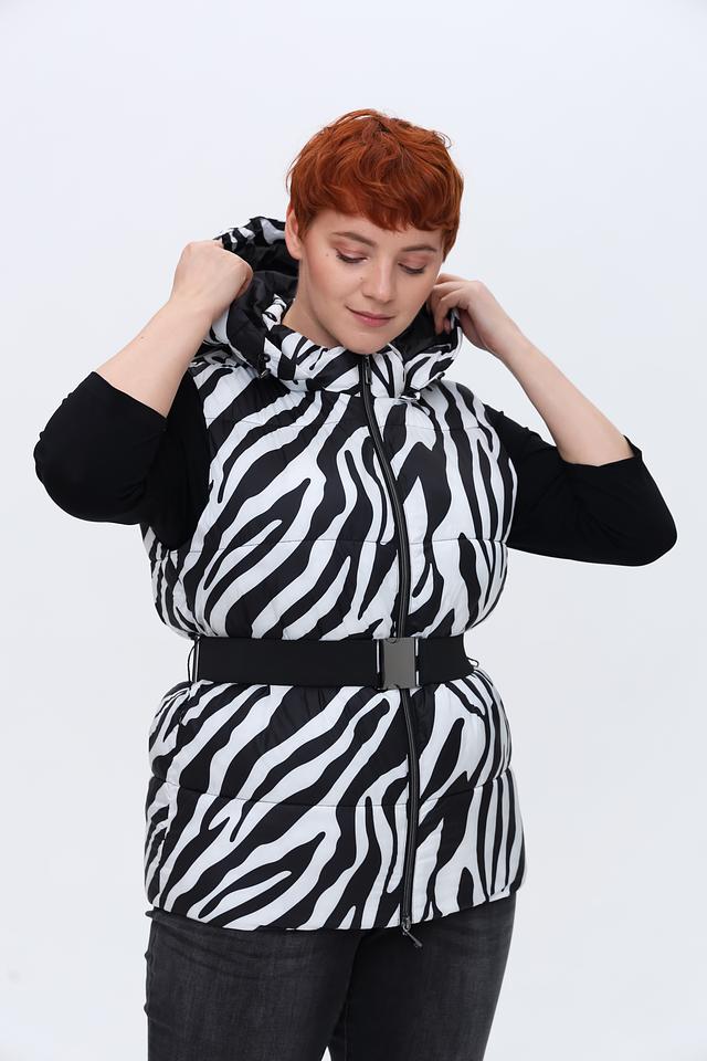 Жилет Tuzzi с принтом зебра