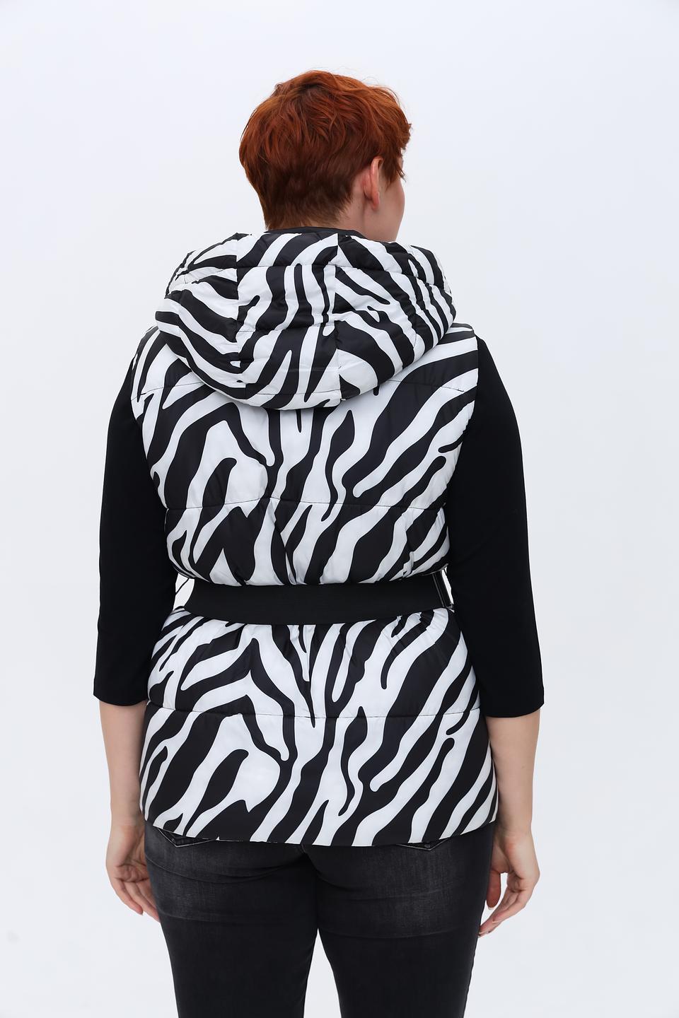 Жилет Tuzzi с принтом зебра