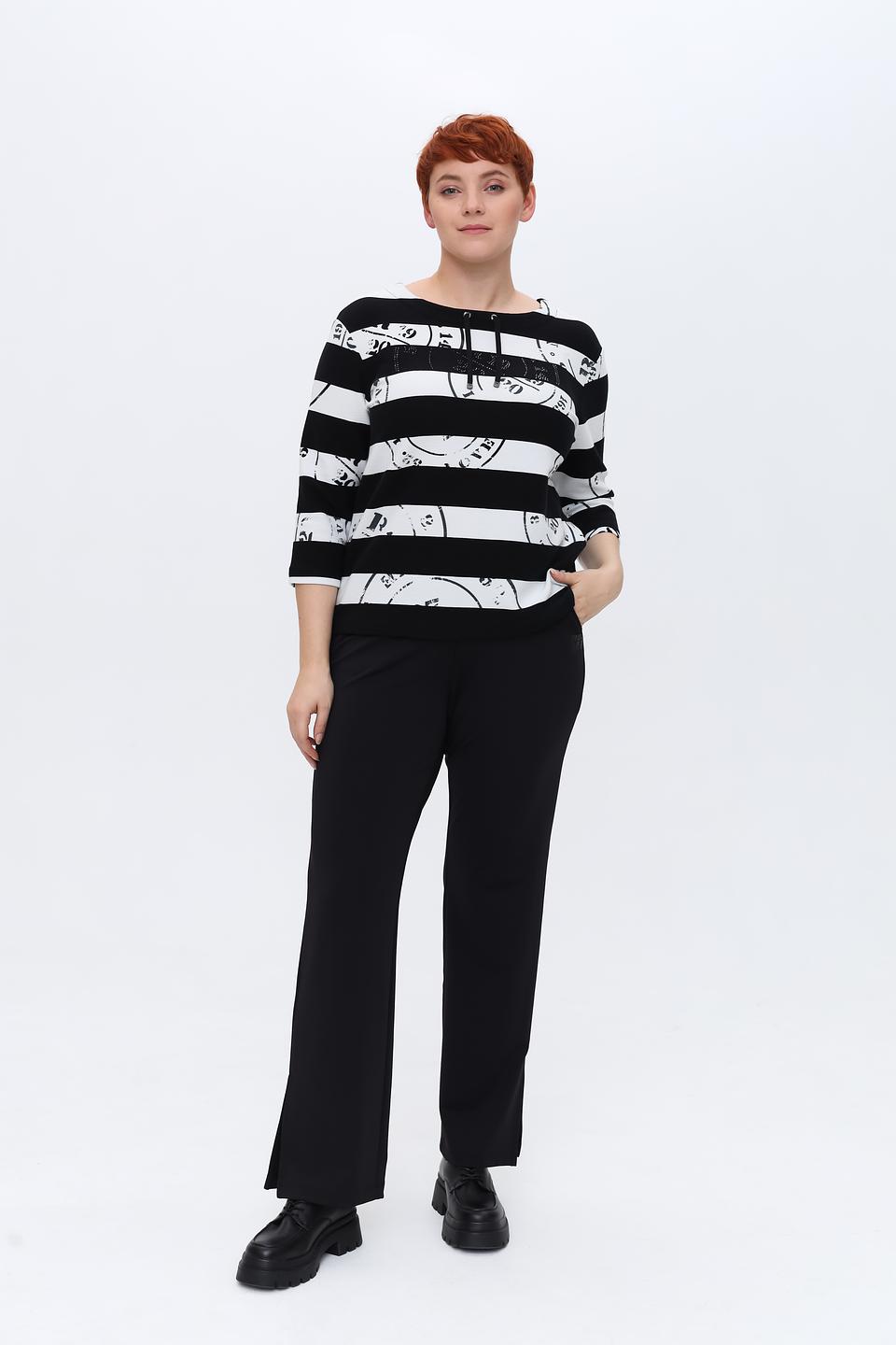 Брюки Tuzzi чёрные с разрезом