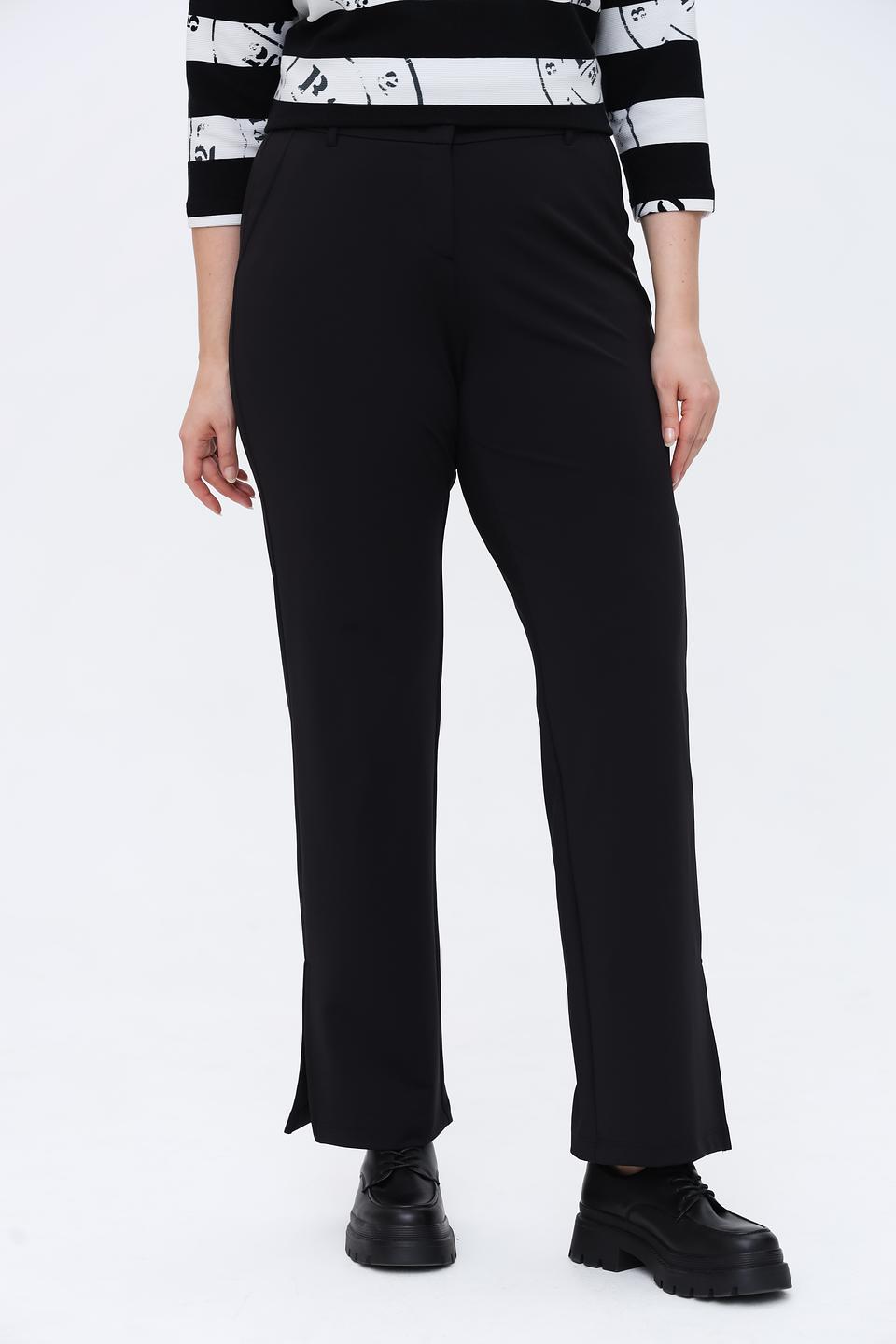 Брюки Tuzzi чёрные с разрезом