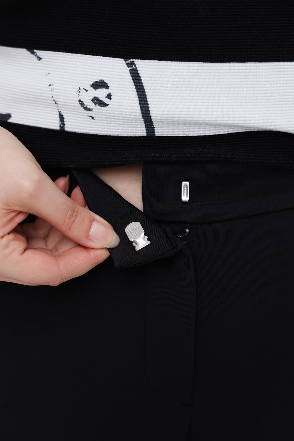 Брюки Tuzzi чёрные с разрезом