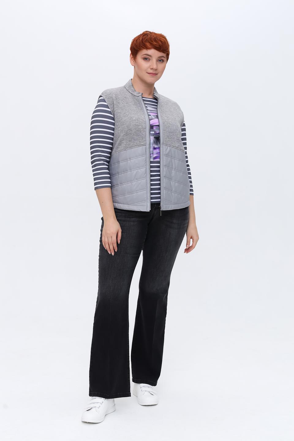 Жилет Frank Walder стеганый серый