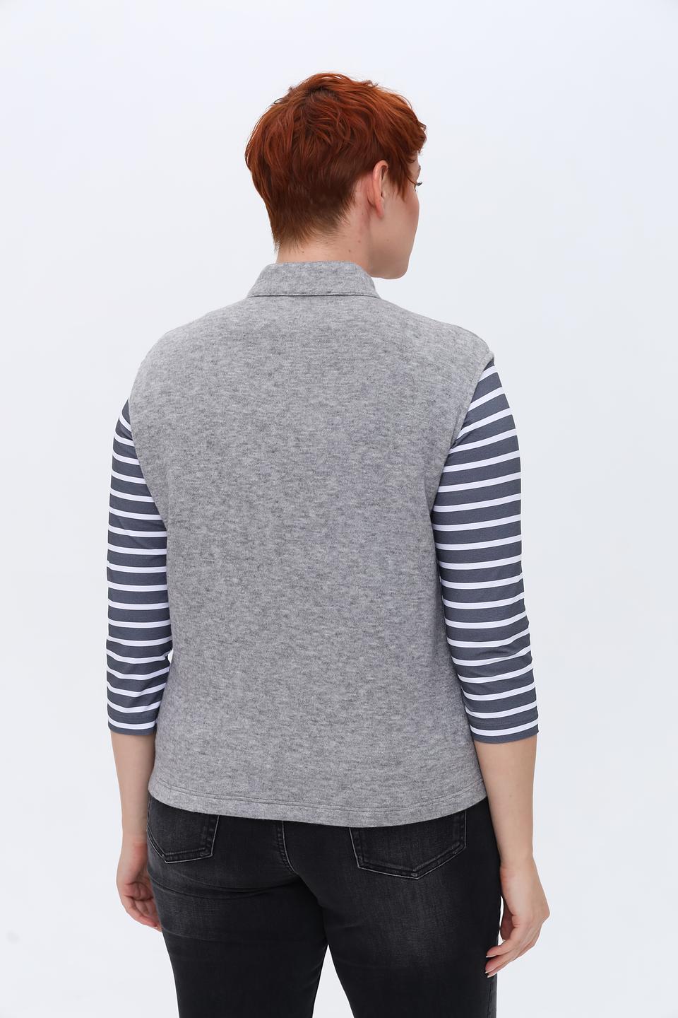 Жилет Frank Walder стеганый серый