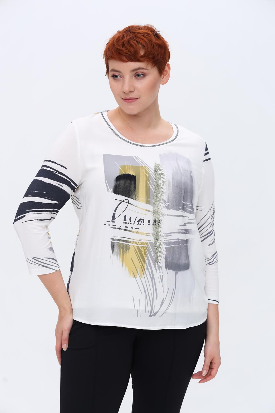 Лонгслив Frank Walder с абстрактным принтом
