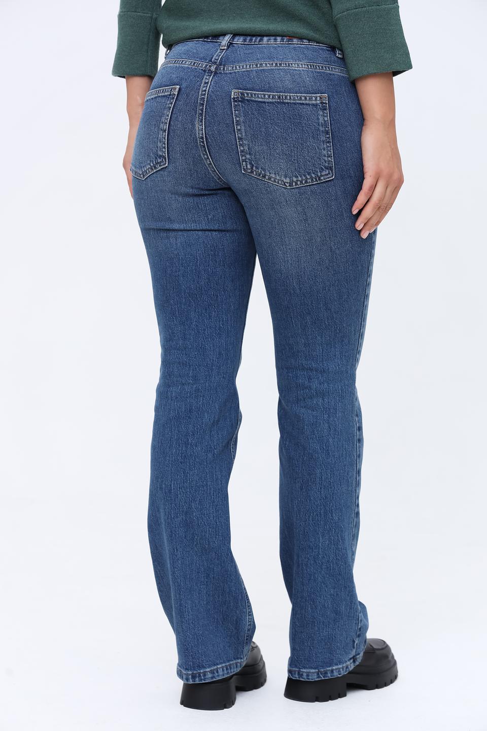 Джинсы Oui с накладными карманами, синие