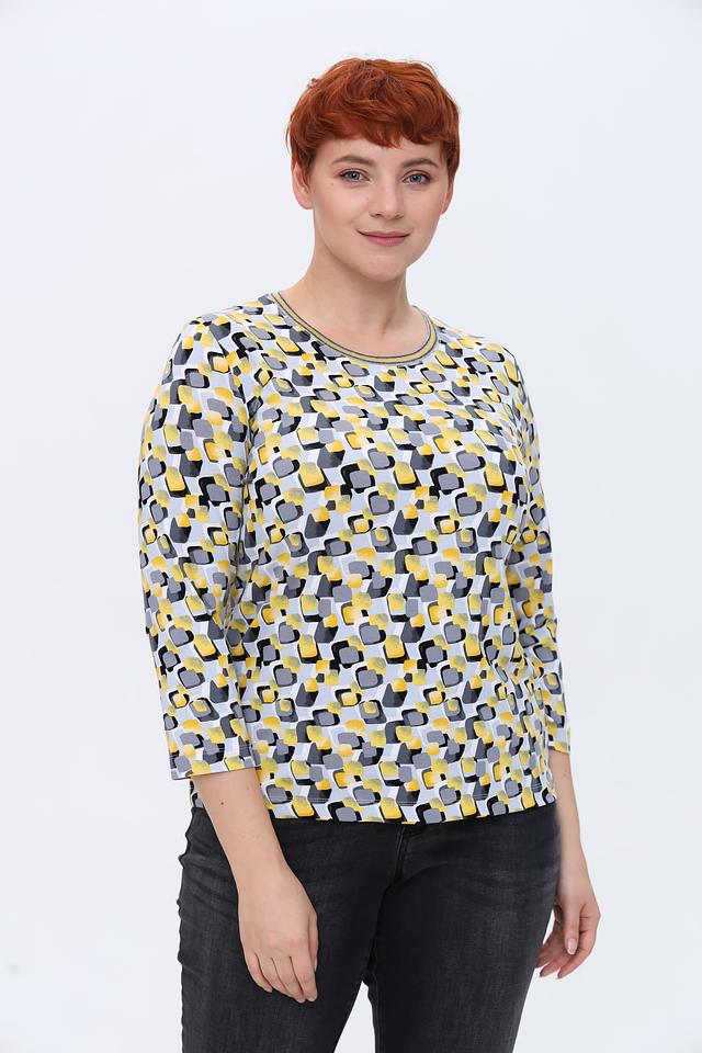 Лонгслив Rabe collection с геометрическим принтом