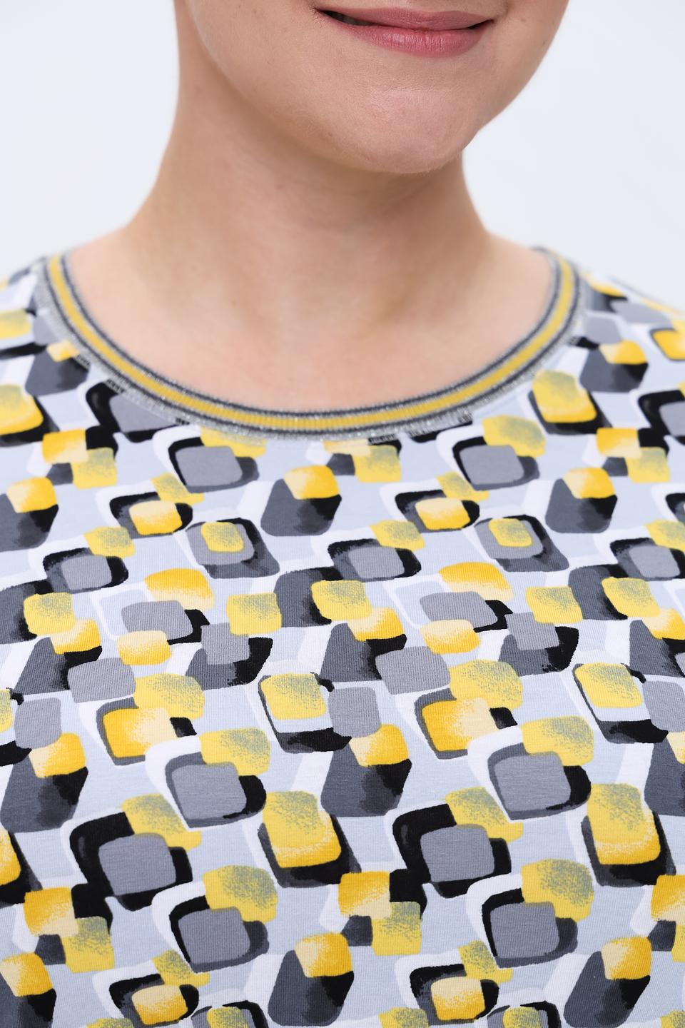 Лонгслив Rabe collection с геометрическим принтом