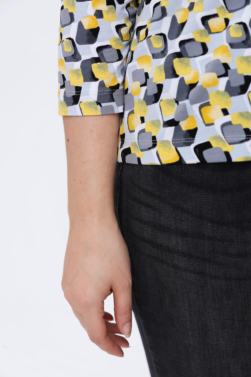 Лонгслив Rabe collection с геометрическим принтом