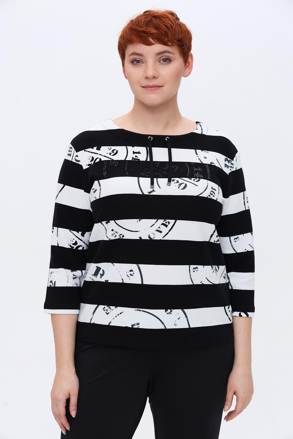 Пуловер Rabe collection в полоску