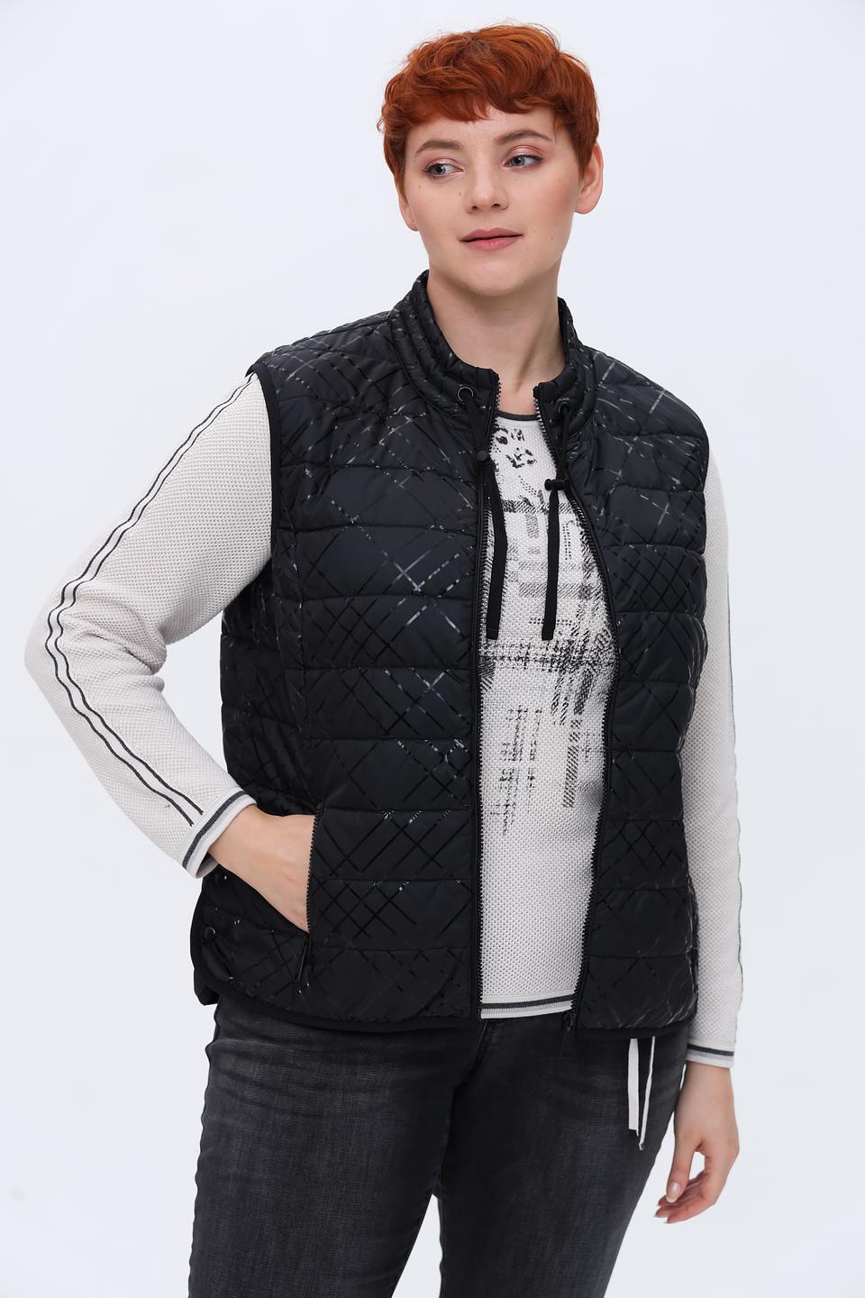 Жилет Rabe collection стеганый черный