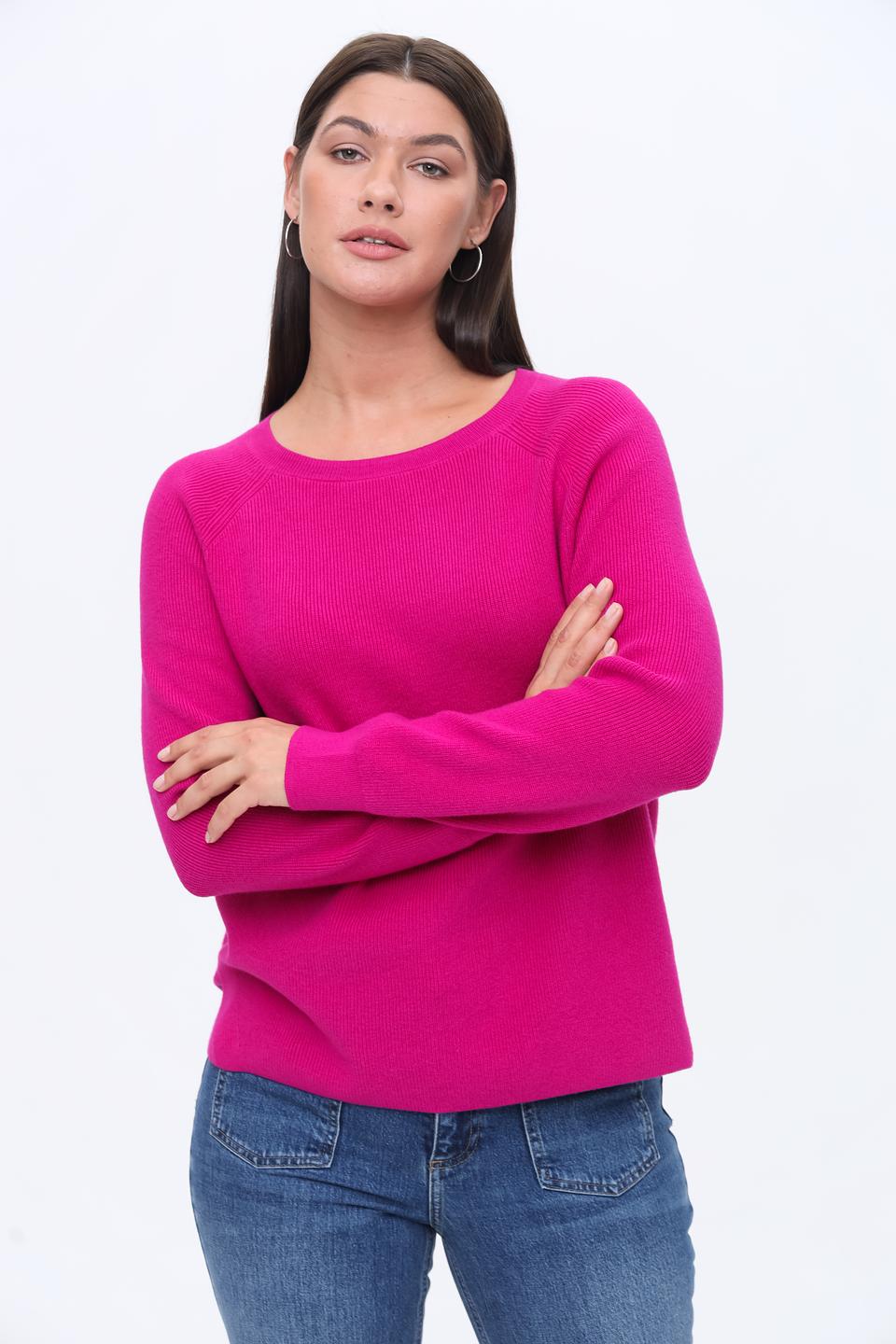 Пуловер Lecomte фуксия