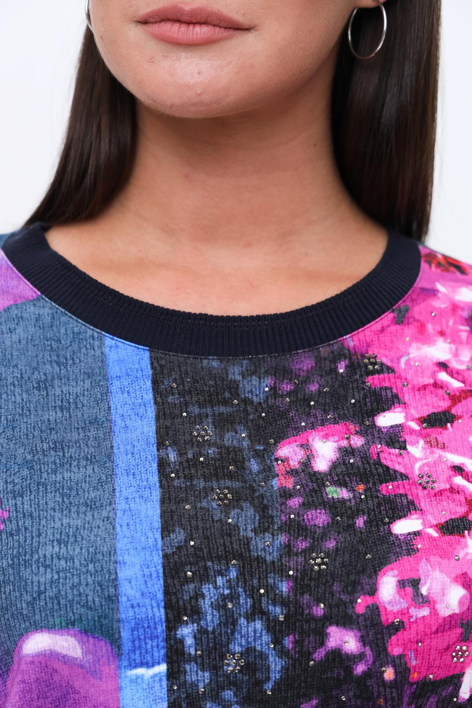 Пуловер Lecomte с цветочным принтом