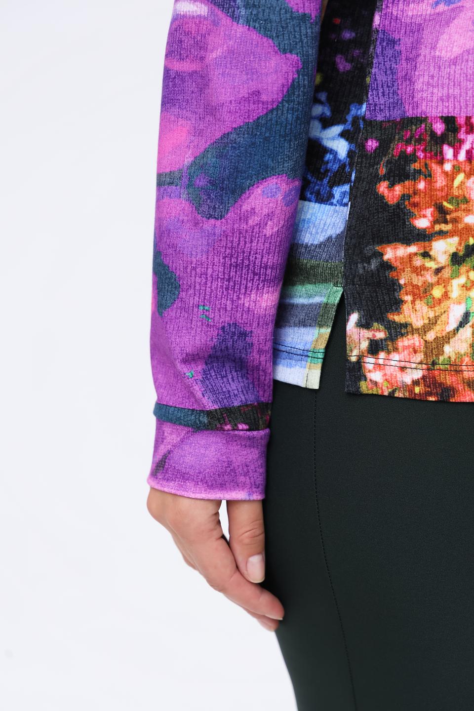 Пуловер Lecomte с цветочным принтом