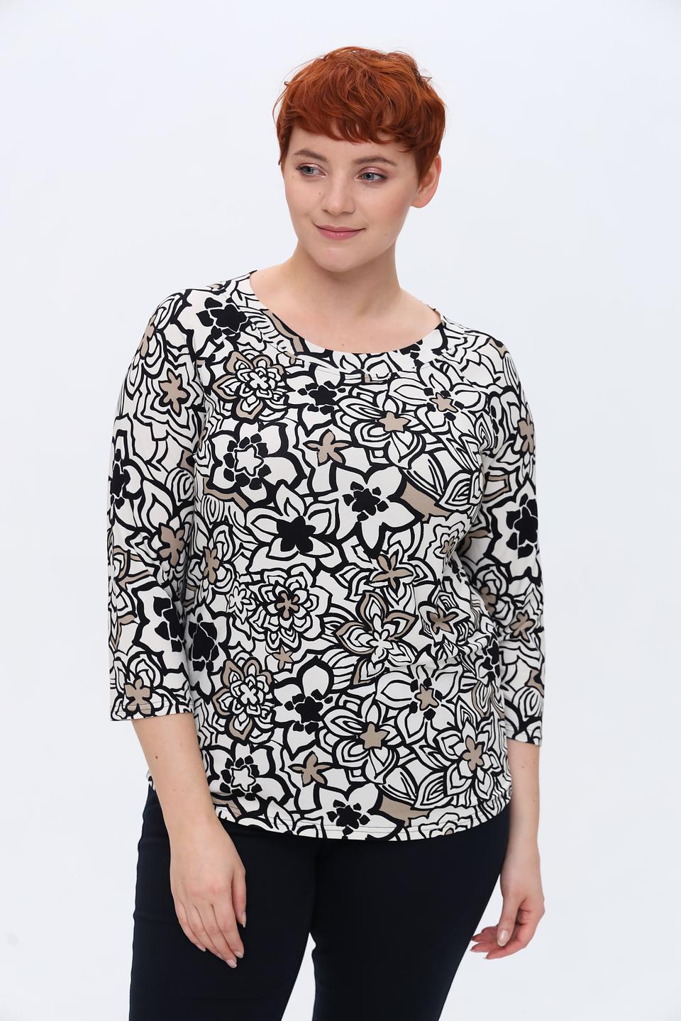 Лонгслив Frank Walder с цветочным принтом