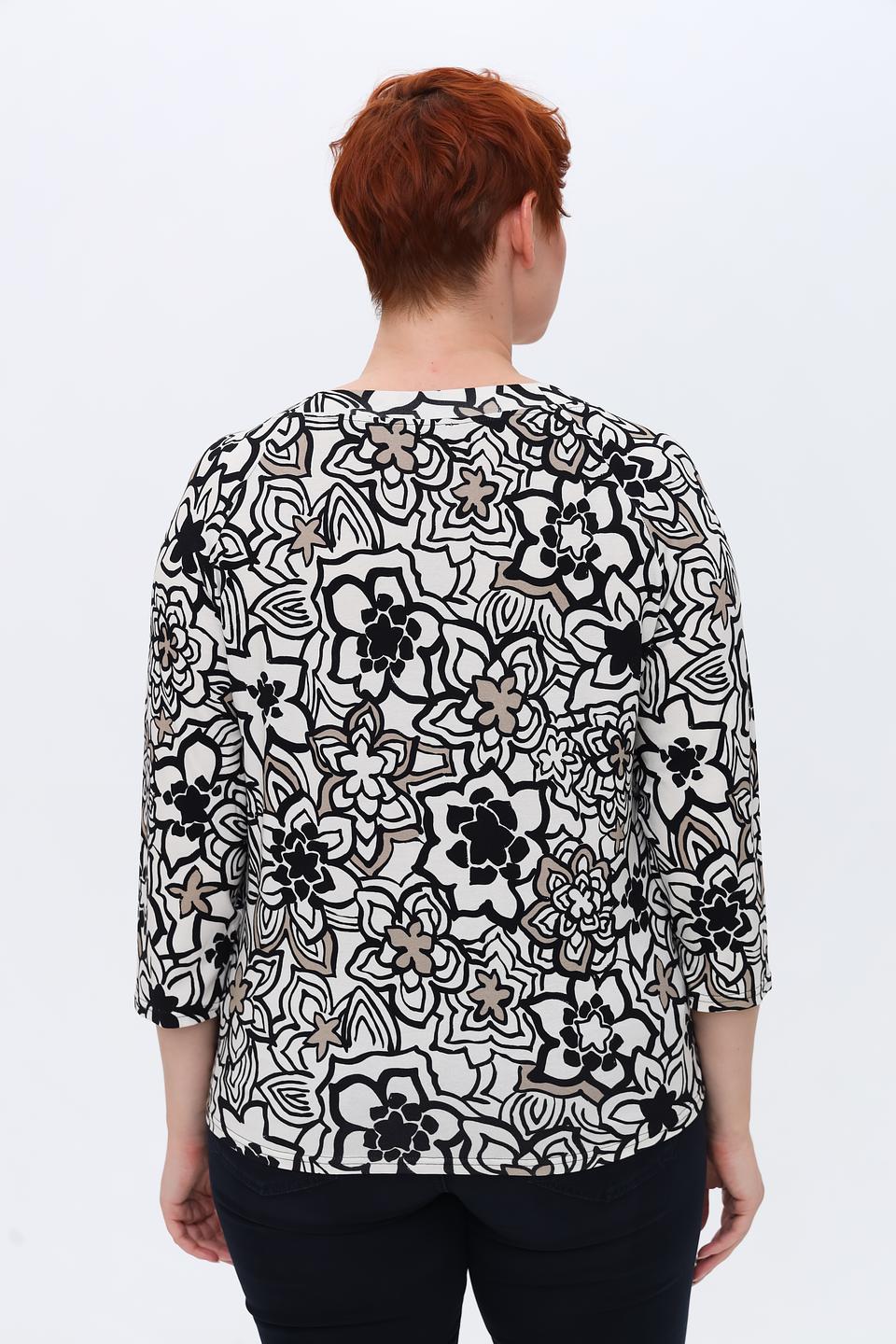 Лонгслив Frank Walder с цветочным принтом
