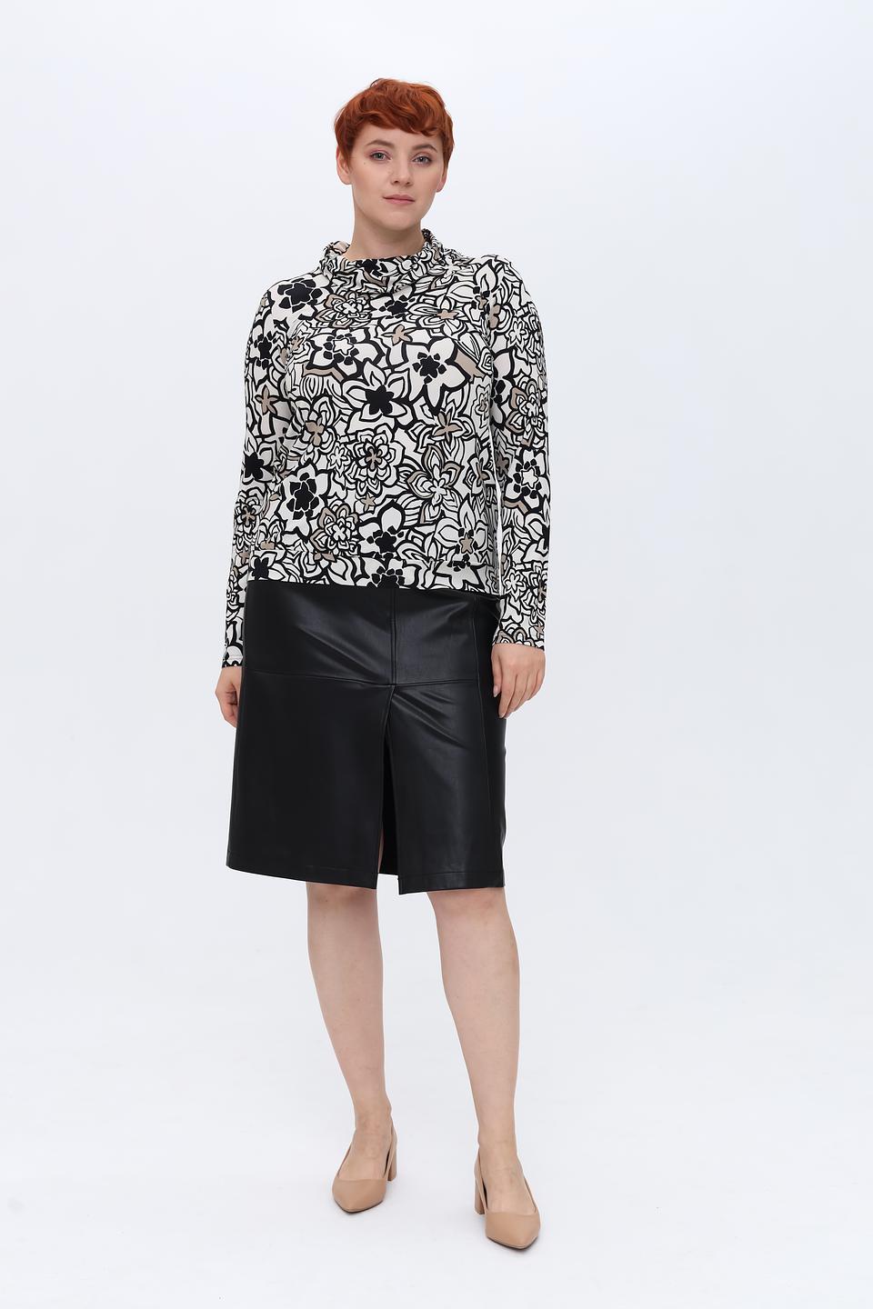 Лонгслив Frank Walder с цветочным принтом