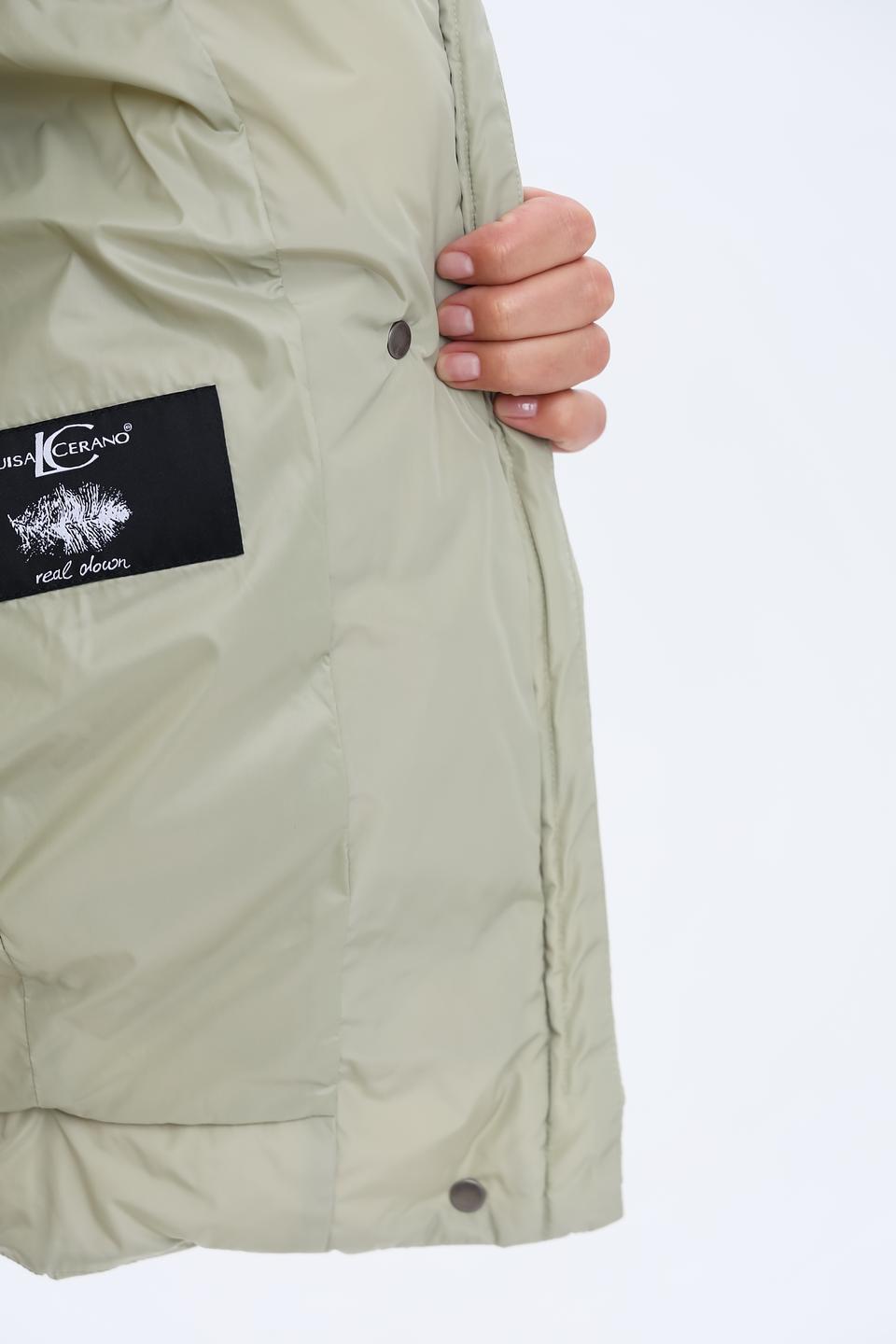 Куртка Luisa Cerano оверсайз оливковая