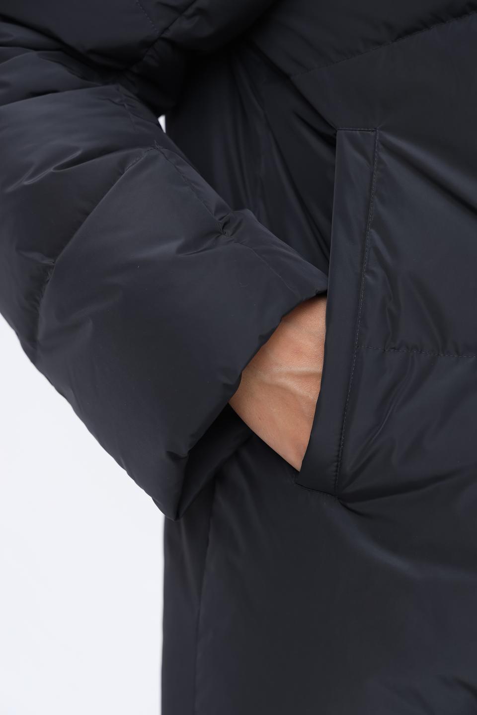 Пальто стеганое Luisa Cerano чёрное